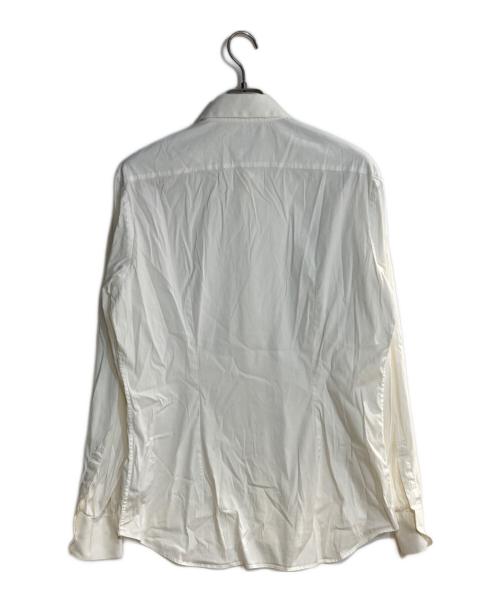 PRADA（プラダ）PRADA (プラダ) コットンストレットドレスシャツ ホワイト サイズ:40の古着・服飾アイテム