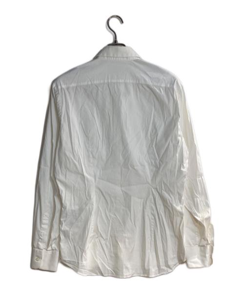 PRADA（プラダ）PRADA (プラダ) コットンストレッチドレスシャツ ホワイト サイズ:40の古着・服飾アイテム