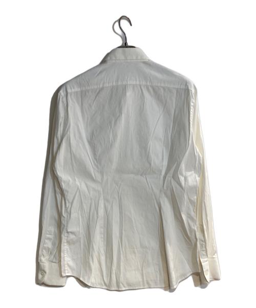 PRADA（プラダ）PRADA (プラダ) コットンストレッチドレスシャツ ホワイト サイズ:40の古着・服飾アイテム