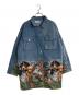 SUMI STYLE（スミ スタイル）の古着「動物柄切替デニムジャケット」｜インディゴ