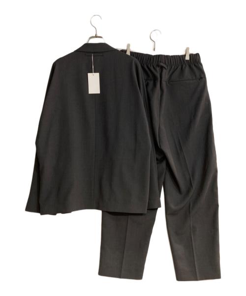 UNITED ARROWS & SONS by DAISUKE OBANA（ユナイテッドアローズ＆サンズ バイ ダイスケ オバナ）UNITED ARROWS & SONS by DAISUKE OBANA (ユナイテッドアローズ＆サンズ バイ ダイスケ オバナ) ノッチドラペルノーボタンジャケット/ S/T CREASE PANTS グレー サイズ:Mの古着・服飾アイテム