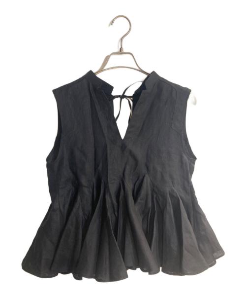 CHAOS（カオス）Chaos (カオス) チャンパカノースリーブブラウス ブラック サイズ:FREE 未使用品の古着・服飾アイテム