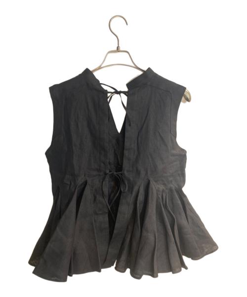 CHAOS（カオス）Chaos (カオス) チャンパカノースリーブブラウス ブラック サイズ:FREE 未使用品の古着・服飾アイテム