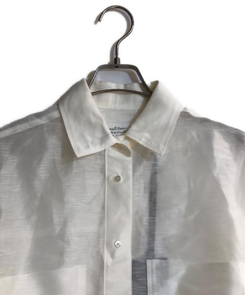 CHAOS（カオス）Chaos (カオス) メランジェシャツ ホワイト サイズ:FREE 未使用品の古着・服飾アイテム