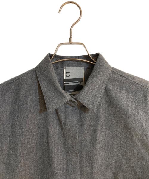 CHAOS（カオス）CHAOS (カオス) ラークウールシャツ グレー サイズ:FREEの古着・服飾アイテム