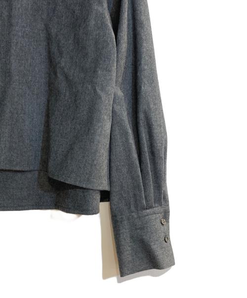 CHAOS（カオス）CHAOS (カオス) ラークウールシャツ グレー サイズ:FREEの古着・服飾アイテム