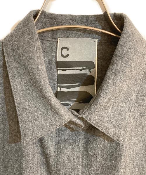 CHAOS（カオス）CHAOS (カオス) ラークウールシャツ グレー サイズ:FREEの古着・服飾アイテム