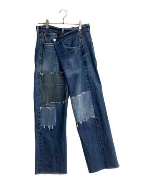 BABYLONE（バビロン）BABYLONE (バビロン) LEVI'S (リーバイス) リメイクデニムパンツ インディゴ サイズ:W40L34の古着・服飾アイテム