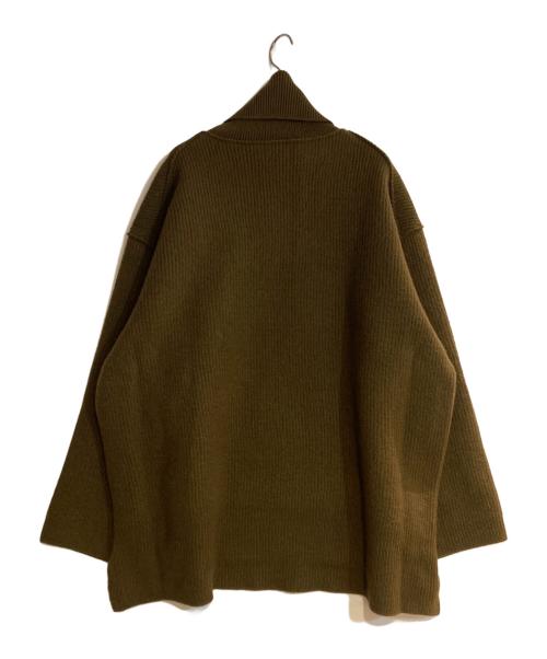 CHAOS（カオス）Chaos (カオス) タートルネックリブニット カーキ サイズ:FREEの古着・服飾アイテム