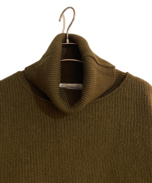 CHAOS（カオス）Chaos (カオス) タートルネックリブニット カーキ サイズ:FREEの古着・服飾アイテム