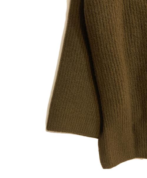 CHAOS（カオス）Chaos (カオス) タートルネックリブニット カーキ サイズ:FREEの古着・服飾アイテム