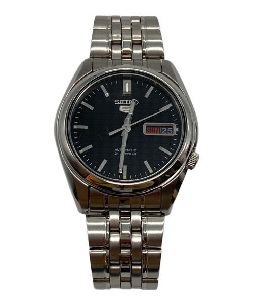 SEIKO（セイコー）SEIKO (セイコー) 腕時計 ブラックの古着・服飾アイテム