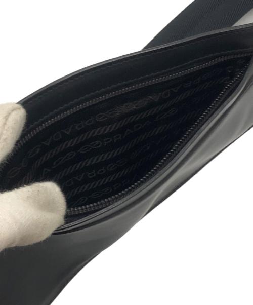 PRADA（プラダ）PRADA (プラダ) アーカイブレザーワンショルダーバッグ ブラックの古着・服飾アイテム