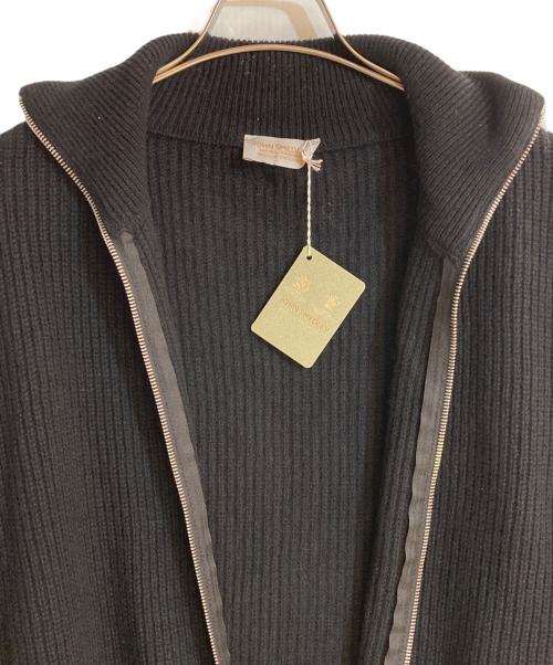 JOHN SMEDLEY（ジョンスメドレー）JOHN SMEDLEY (ジョンスメドレー) BRILEYドライバーズニット ブラック サイズ:Ｌ 未使用品の古着・服飾アイテム