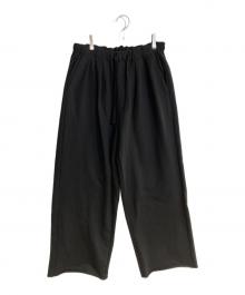 ANCELLM（アンセルム）の古着「タックスウェットパンツ」｜ブラック