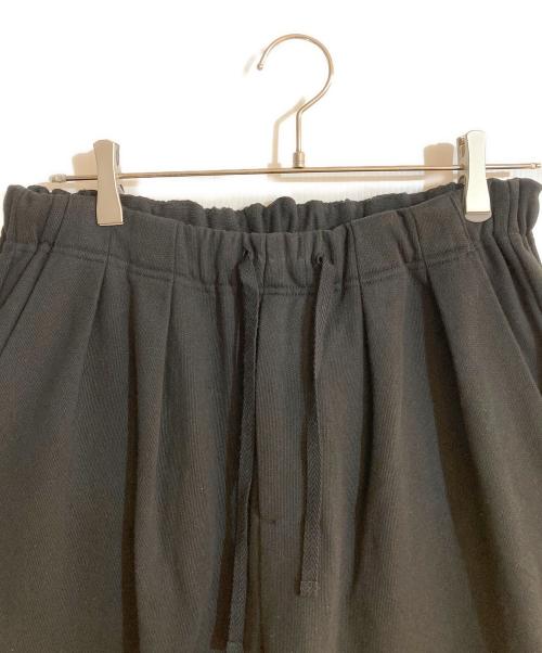 ANCELLM（アンセルム）ANCELLM (アンセルム) タックスウェットパンツ ブラック サイズ:1の古着・服飾アイテム