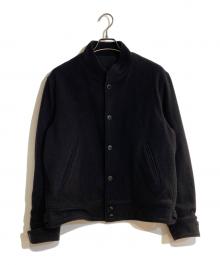 COMOLI（コモリ）の古着「ナッピングウール ライダージャケット」｜ネイビー