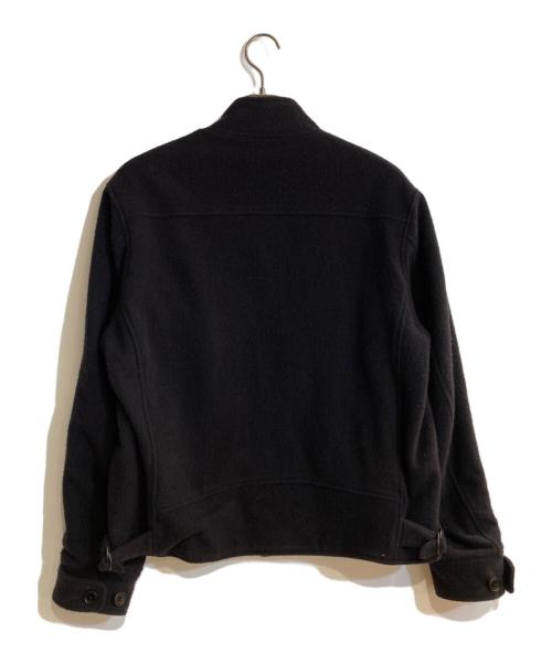 COMOLI（コモリ）COMOLI (コモリ) ナッピングウール ライダージャケット ネイビー サイズ:２の古着・服飾アイテム