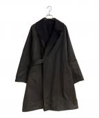COMOLIコモリ）の古着「タイロッケンコート」｜ブラック×ネイビー