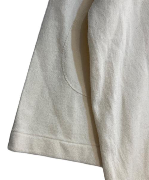COMOLI（コモリ）COMOLI (コモリ) ウールフットボールTシャツ アイボリー サイズ:1の古着・服飾アイテム