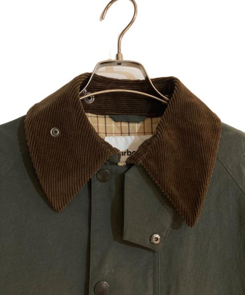 Barbour（バブアー）Barbour (バブアー) JOURNAL STANDARD (ジャーナルスタンダード) バーレーノンオイルコート グリーン サイズ:34の古着・服飾アイテム