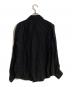 Vivienne Westwood RED LABEL (ヴィヴィアンウエストウッドレッドレーベル) レーヨンリネンオーブ刺繍シャツ ブラック サイズ:00：9000円