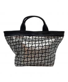 chi wata（チワタ）の古着「幾何学模様トートバッグ」｜シルバー