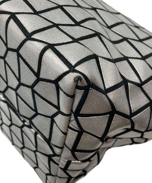 chi wata（チワタ）CHI WATA (チワタ) 幾何学模様トートバッグ シルバーの古着・服飾アイテム