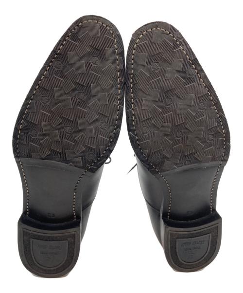 SCOTCH GRAIN（スコッチグレイン）SCOTCH GRAIN (スコッチグレイン) 内羽ストレートチップシューズ ブラック サイズ:25㎝の古着・服飾アイテム