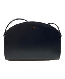 A.P.C（アーペーセー）の古着「SAC DEMI-LUNE/ハーフムーンバッグ」｜ブラック