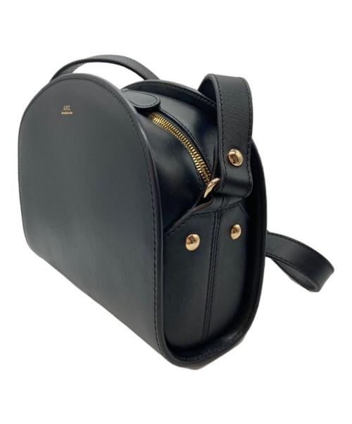 A.P.C（アーペーセー）A.P.C (アーペーセー) SAC DEMI-LUNE/ハーフムーンバッグ ブラックの古着・服飾アイテム