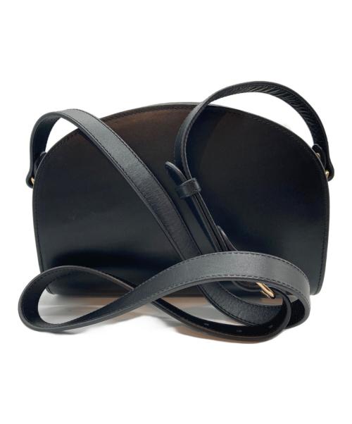 A.P.C（アーペーセー）A.P.C (アーペーセー) SAC DEMI-LUNE/ハーフムーンバッグ ブラックの古着・服飾アイテム