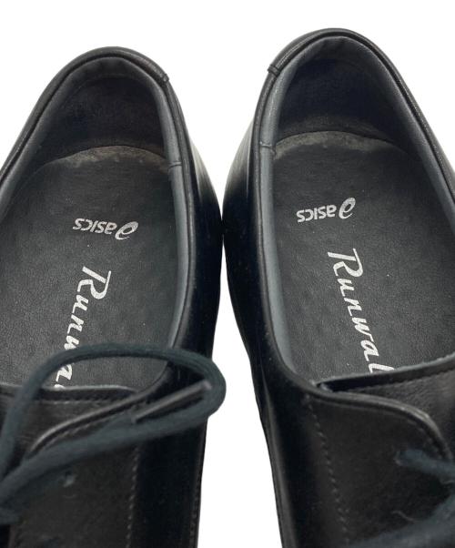 RUNWALK（ランウォーク）runwalk (ランウォーク) プレーントゥシューズ ブラック サイズ:25.5の古着・服飾アイテム