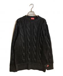 DIESEL（ディーゼル）の古着「K-MICHIUニット」｜ブラック