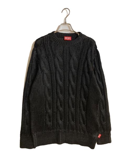 DIESEL（ディーゼル）DIESEL (ディーゼル) K-MICHIUニット ブラック サイズ:XSの古着・服飾アイテム