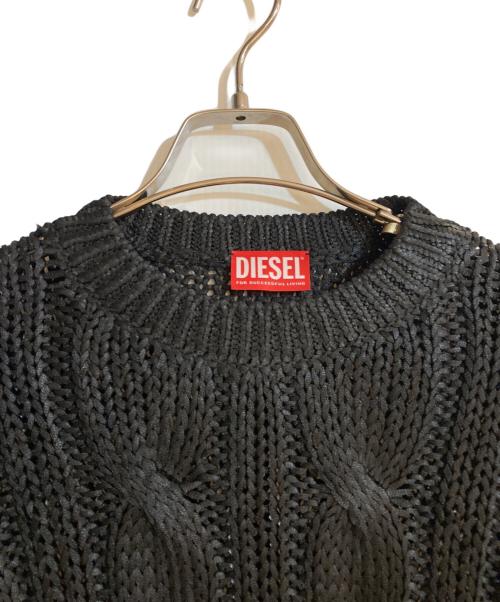 DIESEL（ディーゼル）DIESEL (ディーゼル) K-MICHIUニット ブラック サイズ:XSの古着・服飾アイテム