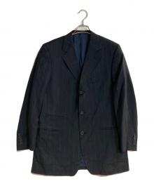 GUCCI（グッチ）の古着「ストライプテーラードジャケット」｜ネイビー