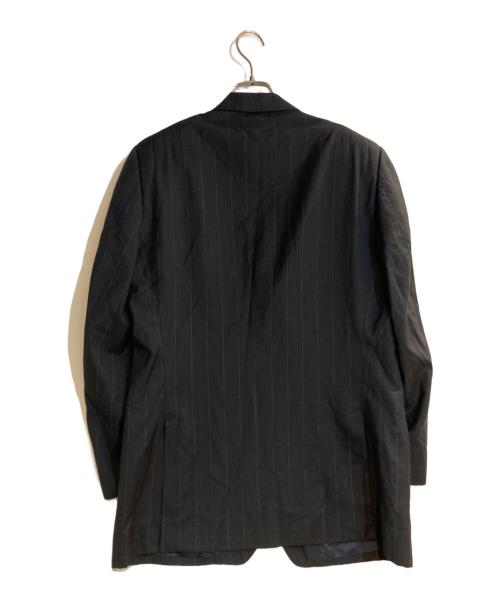 GUCCI（グッチ）GUCCI (グッチ) ストライプテーラードジャケット ネイビー サイズ:50の古着・服飾アイテム