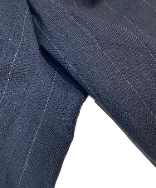 GUCCI（グッチ）GUCCI (グッチ) ストライプテーラードジャケット ネイビー サイズ:50の古着・服飾アイテム