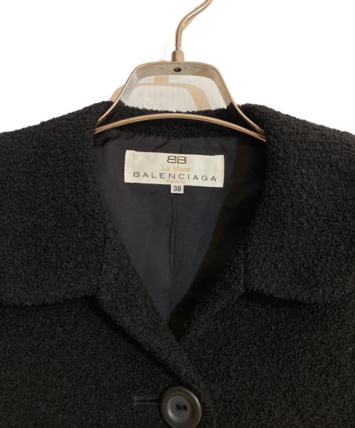 BALENCIAGA（バレンシアガ）BALENCIAGA (バレンシアガ) ツイードセットアップスーツ ブラック サイズ:Mの古着・服飾アイテム