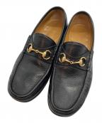 GUCCIグッチ）の古着「ホースビットローファー」｜ブラック