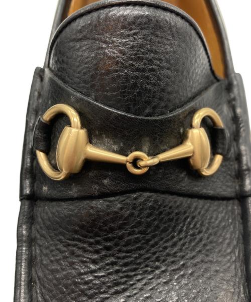 GUCCI（グッチ）GUCCI (グッチ) ホースビットローファー ブラック サイズ:42の古着・服飾アイテム