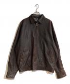 POLO RALPH LAURENポロ・ラルフローレン）の古着「レザージャケット」｜ブラウン