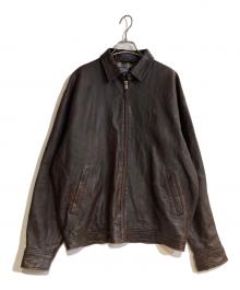 POLO RALPH LAUREN（ポロ・ラルフローレン）の古着「レザージャケット」｜ブラウン