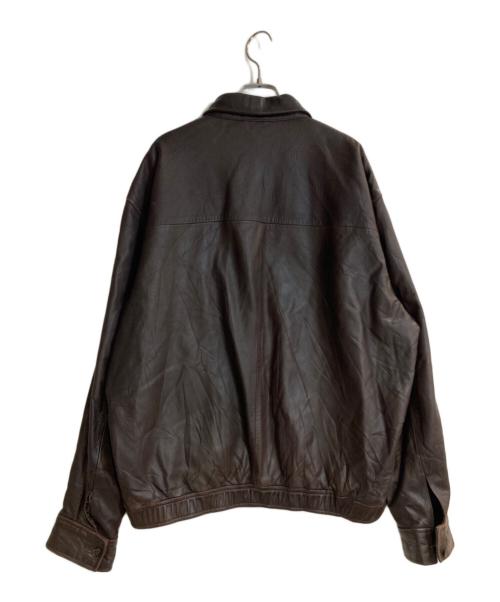 POLO RALPH LAUREN（ポロ・ラルフローレン）POLO RALPH LAUREN (ポロ・ラルフローレン) レザージャケット ブラウン サイズ:Ｌの古着・服飾アイテム