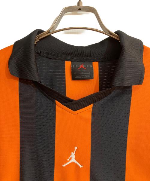 JORDAN（ジョーダン）JORDAN (ジョーダン) Collegiate Goalie Top/カレッジエイト ゴーリー トップ オレンジ×ブラック サイズ:Mの古着・服飾アイテム