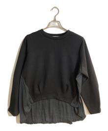 BEARDSLEY（ビアズリー）の古着「割繊コンビプルオーバー」｜ブラック