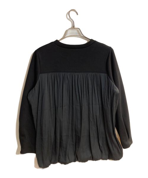 BEARDSLEY（ビアズリー）BEARDSLEY (ビアズリー) 割繊コンビプルオーバー ブラック サイズ:FREEの古着・服飾アイテム