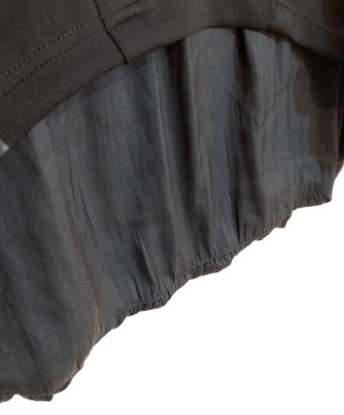 BEARDSLEY（ビアズリー）BEARDSLEY (ビアズリー) 割繊コンビプルオーバー ブラック サイズ:FREEの古着・服飾アイテム