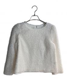 TO BE CHIC（トゥービーシック）の古着「フェザーチュール プルオーバー」｜ホワイト